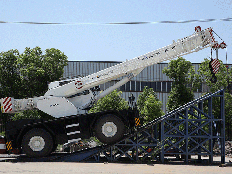 What is a rough terrain crane commonly referred to as