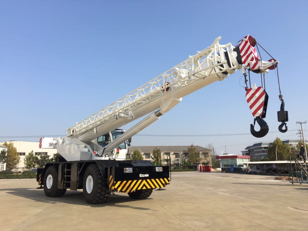 Exploration of the Mighty 80-Ton Rough Terrain Crane