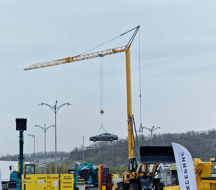 Self Supporting Tower Crane